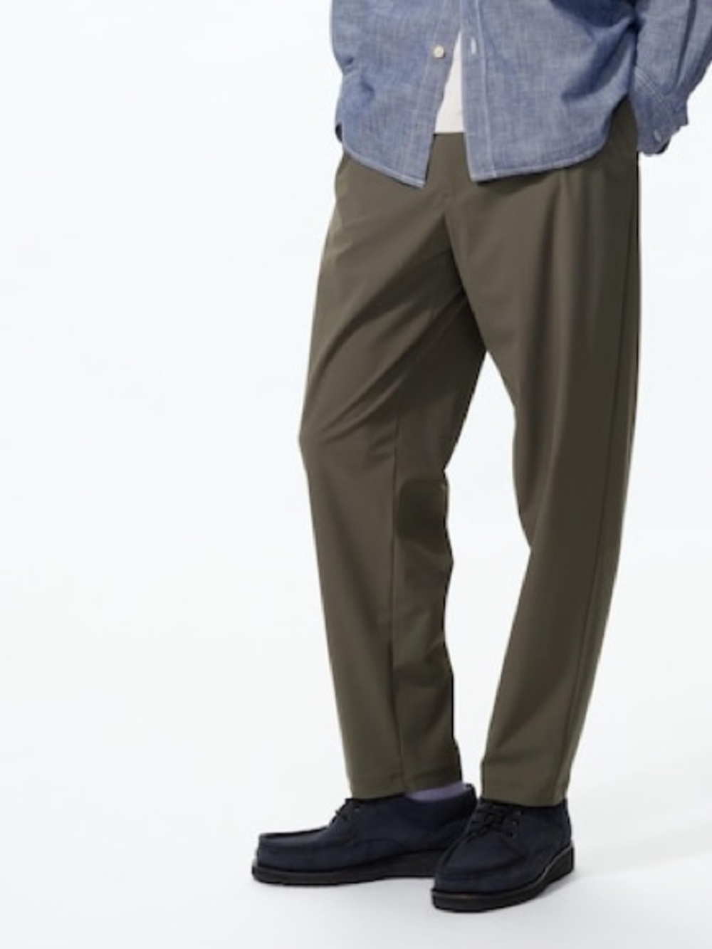 Uniqlo Men’s Ultra Stretch Pants, Olive, Large